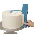 Скребок для торта разглаживающий Регулируемый шпатели для мастики для края торта разглаживающий крем для декорирования DIY формы для выпечки Посуда кухонный инструмент, для торта