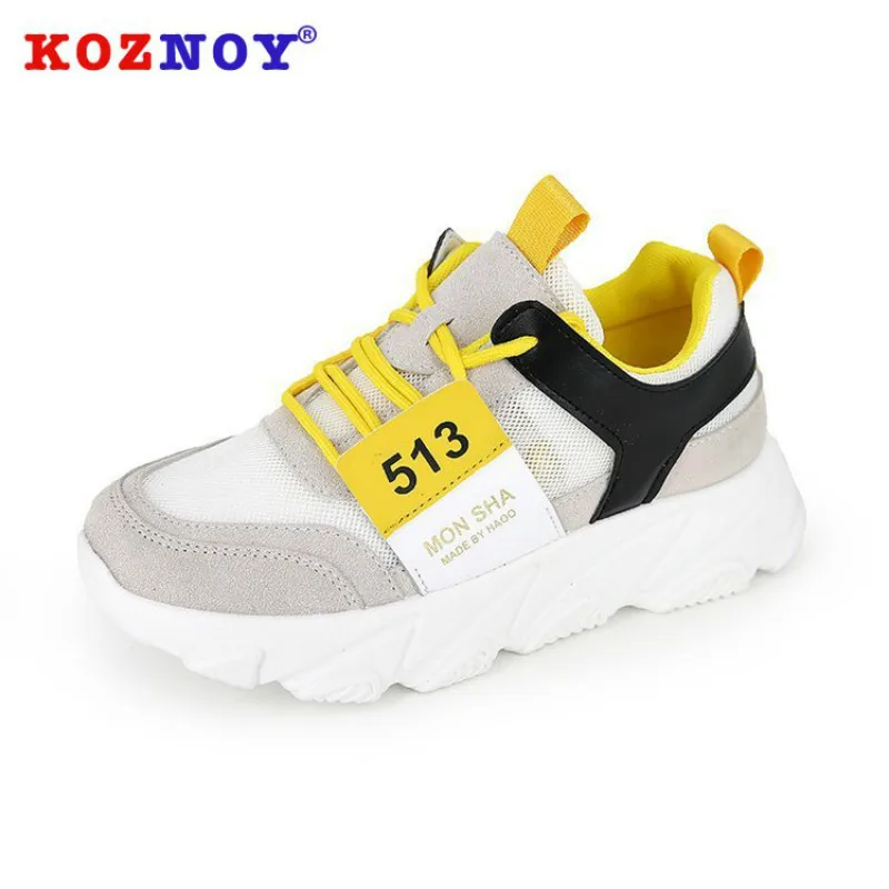 Женские кроссовки в Корейском стиле Koznoy повседневные дышащие для студентов