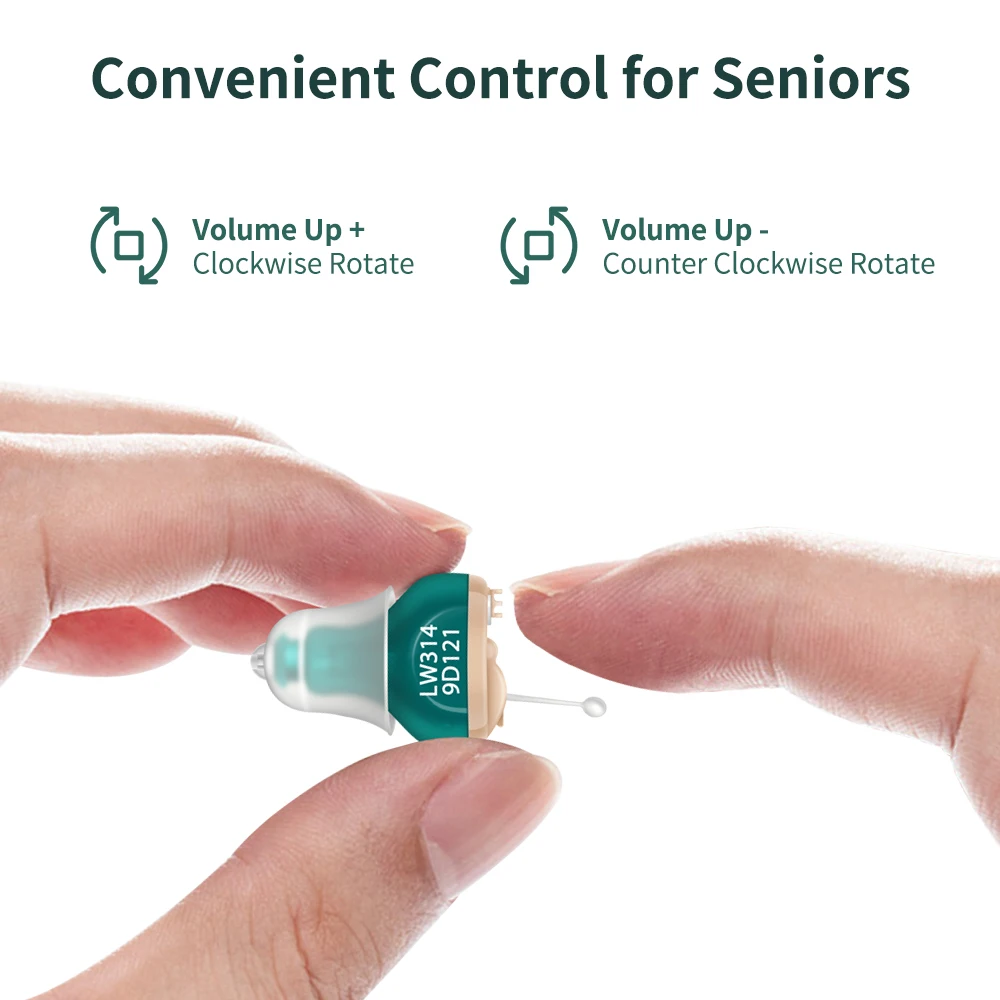 Цифровой слуховой аппарат для пожилых людей мини-наушники прослушивания