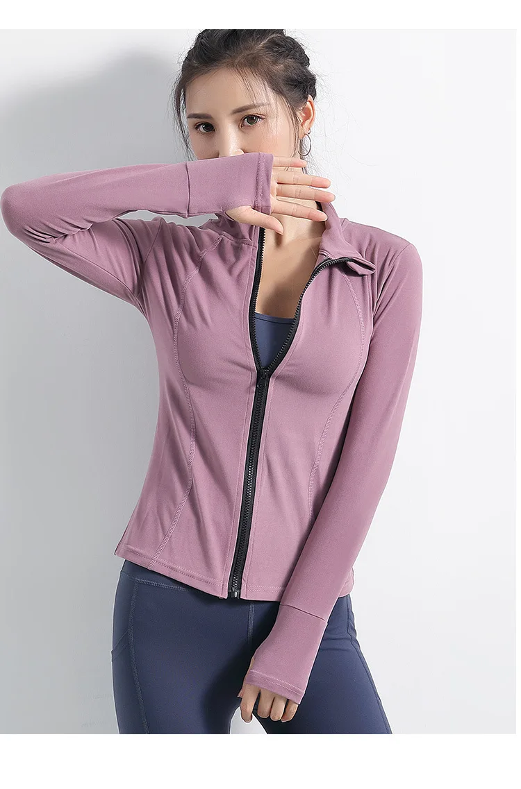 New Mesh Splice Running Jacket Women Sport Jacket Women Long Sleeve Yoga Jacket Breathable Yoga Top Women Sport Sweatshirts