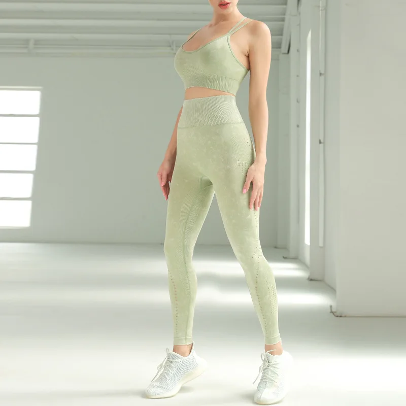 

Женская спортивная одежда, комплект для йоги, спортивный костюм, одежда для бега, рубашка, спортивные штаны, тренажерный зал, бесшовные легг...