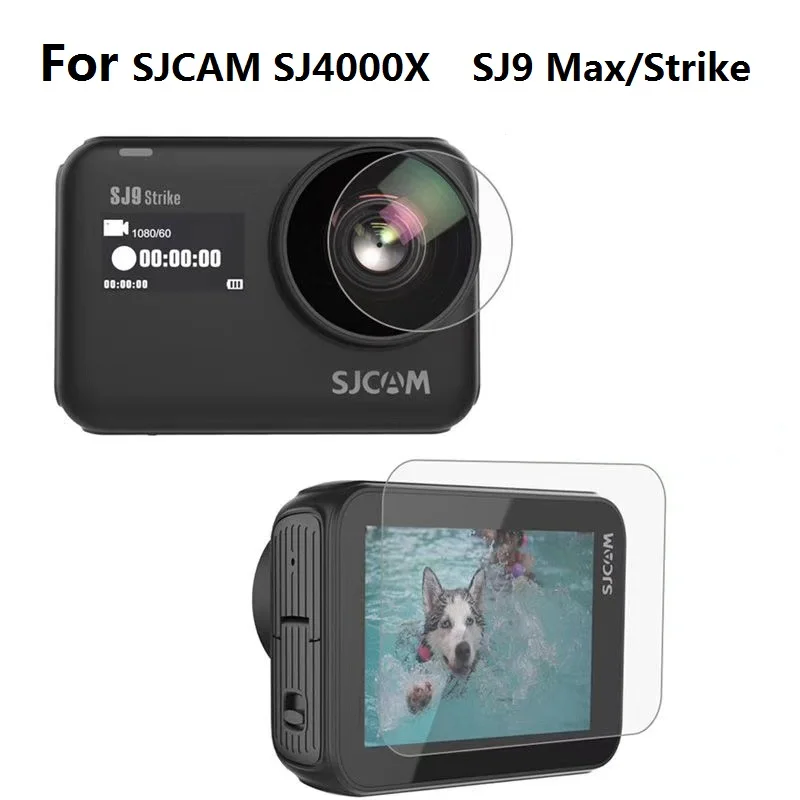 Clownfish закаленная Защитная пленка для SJCAM SJ4000X SJ9 Max/Strike Lens/Screen Display стеклянная пленка Защитные аксессуары