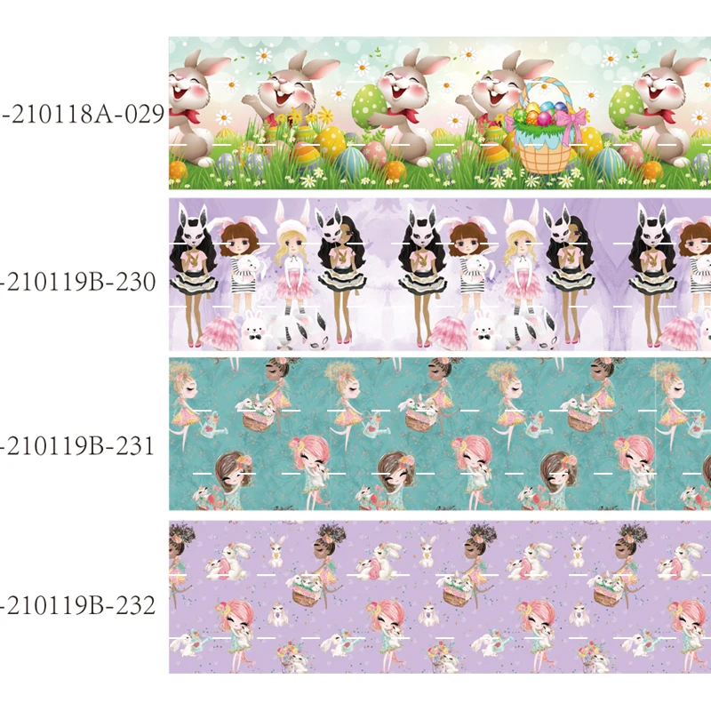 Декоративная корсажная лента с мультяшным принтом красивой балерины (50