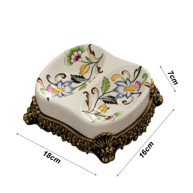 Креативный керамический держатель GOALONE для мыла с отверстиями слива ручной