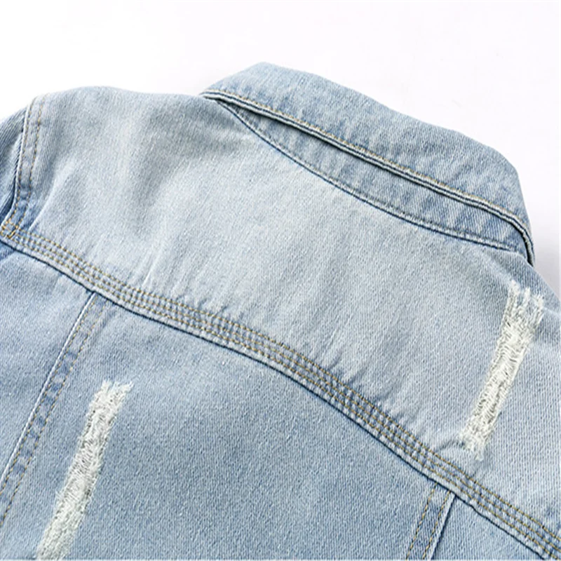 Новинка 2021 осенняя короткая приталенная Повседневная джинсовая куртка большого