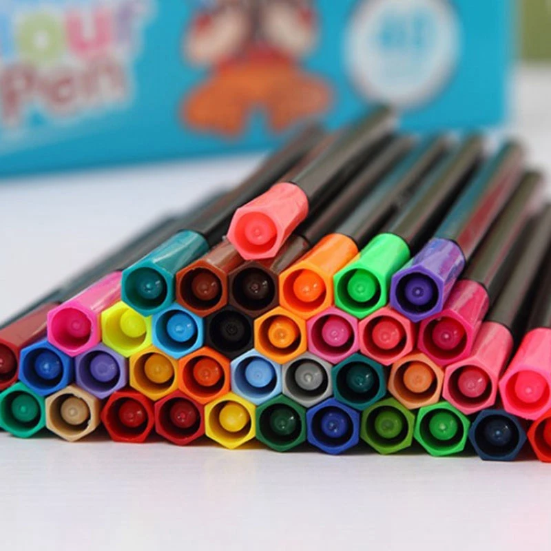 80PCS Color Pen Marker Watercolor Fine Line Art Painting Calligraphy | Канцтовары для офиса и дома