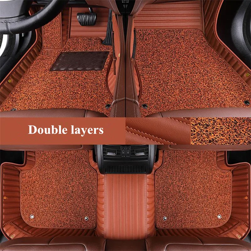 

High quality rugs! Custom special car floor mats for BMW X6 G06 2020 durable waterproof double layers car carpets for X6 2021
