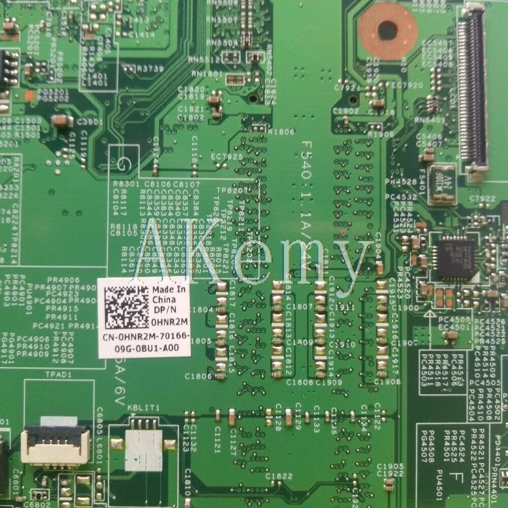 Бесплатный процессор M5010 материнская плата для ноутбука For DELL inspiron 15R motherboardCN 0HNR2M