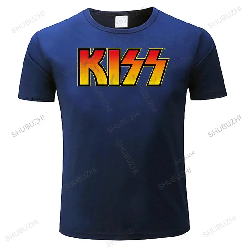 

Love Kiss Logo Print Tshirts Love Gun Hiphop Rock Band Music T Shirt Queen Guitar Geek T-Shirts Techno Dubstep KISS Men Tees