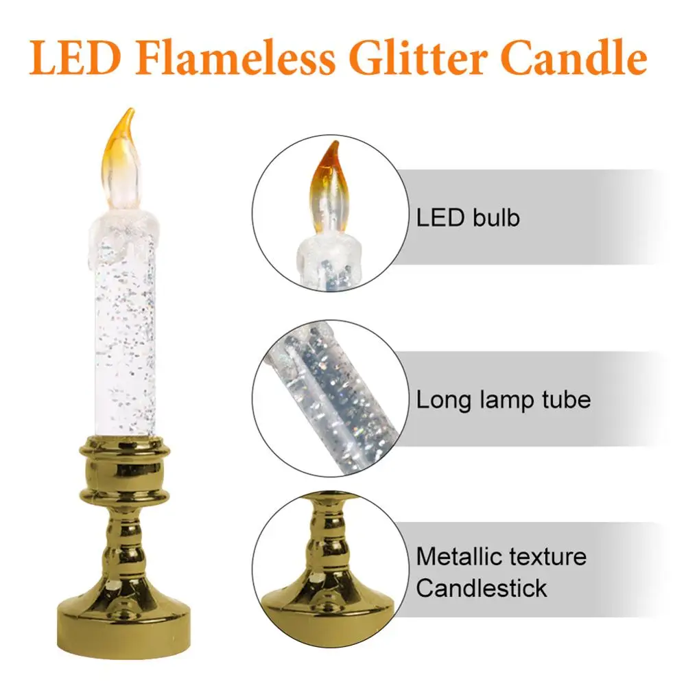 

Creative Flameless LED Candle Battery Multicolor Lamp Simulation Flame Tea Light Home Wedding Birthday Party Decoration