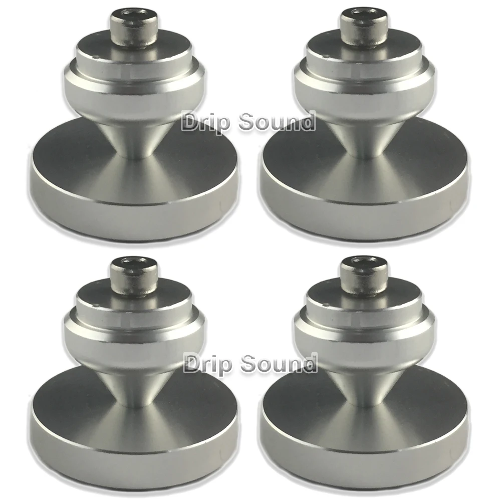 

4pcs 20mm Aluminium Speaker Spike Pads Amplifier Shock-absorbing Isolation Stand Feet Holder Feet Cone Base Pad