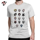 Geek для мужчин больших размеров футболки 90s Исаака персонажей футболка; Одежда из хлопка; Футболка с короткими рукавами и круглым вырезом, футболка, Прямая поставка
