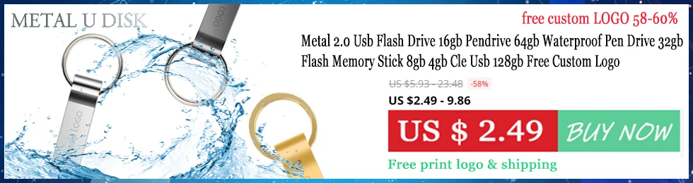 usb флеш-накопитель, 64 ГБ, металлический USB 3,0, серебристая флешка, 4 ГБ, 8 ГБ, 16 ГБ, 32 ГБ, u-диск, флешка, 128 ГБ, флешка, ключ, бесплатный логотип на заказ