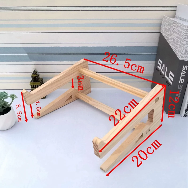 

Laptop Stand Portable Wooden Laptop Stand, Suitable for , Dell, Lenovo, HP and More 10-14.7 Inch Laptops