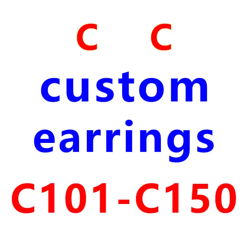 

C101-C150 carta cc brincos para as mulheres como um presente de moda jóias carta marca balançar brinco boa qualidade