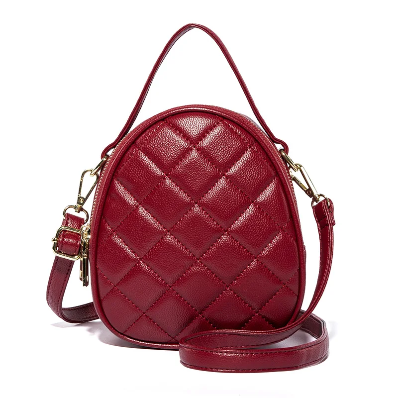 Women Shoulder Bags Designer Small Shell Bag Fashion Plaid PU Leather Crossbody Bags Ladies Luxury Handbags Messenger Bags