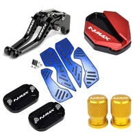 modified for yamaha nmax125 155 brake lever added seat side support valve brake upper pump cover non slip foot pedal
