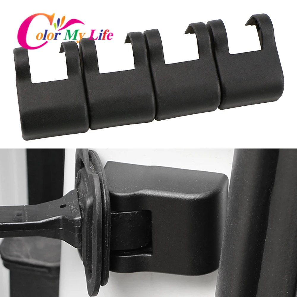

Color My Life ABS Car Door Stopper Protection Cover Door Locks Covers for Volkswagen VW Golf 7 MK7 7.5 MK7.5 2013-2019 Protector