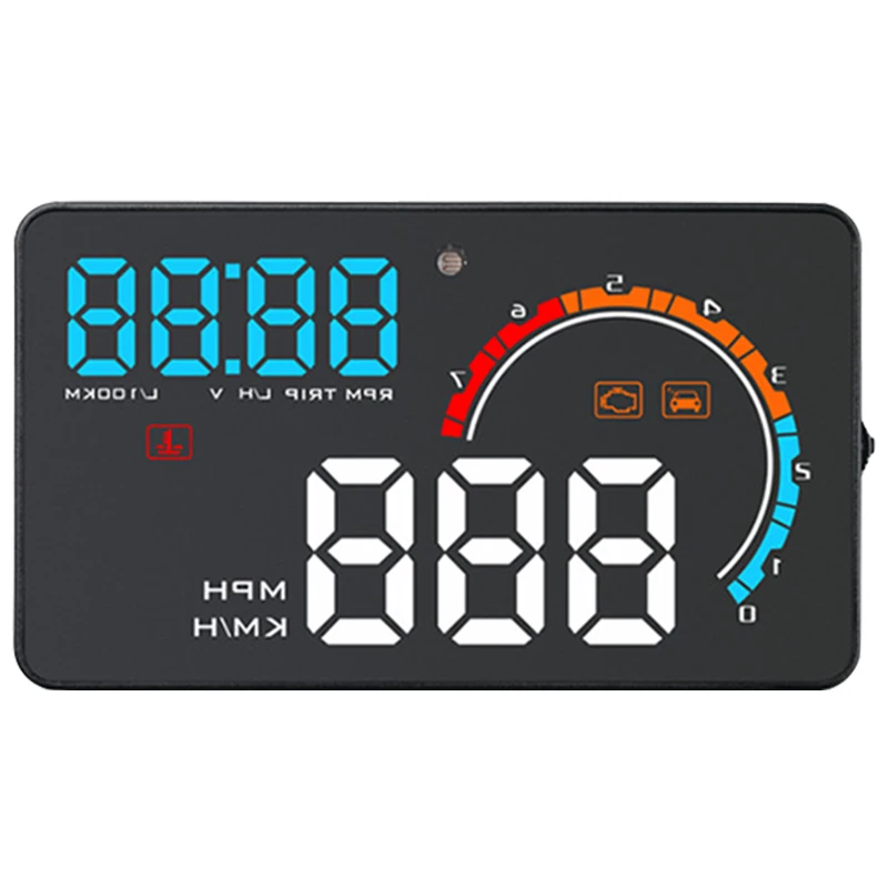 GEYIREN Новый 4 5 ''HUD универсальный дисплей цифровой проектор PC + ABS лобовое стекло
