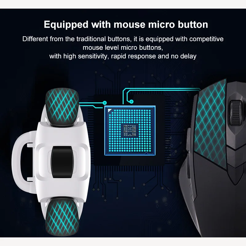 Металлический геймпад из АБС-пластика джойстик для PUBG джойпад с триггерами