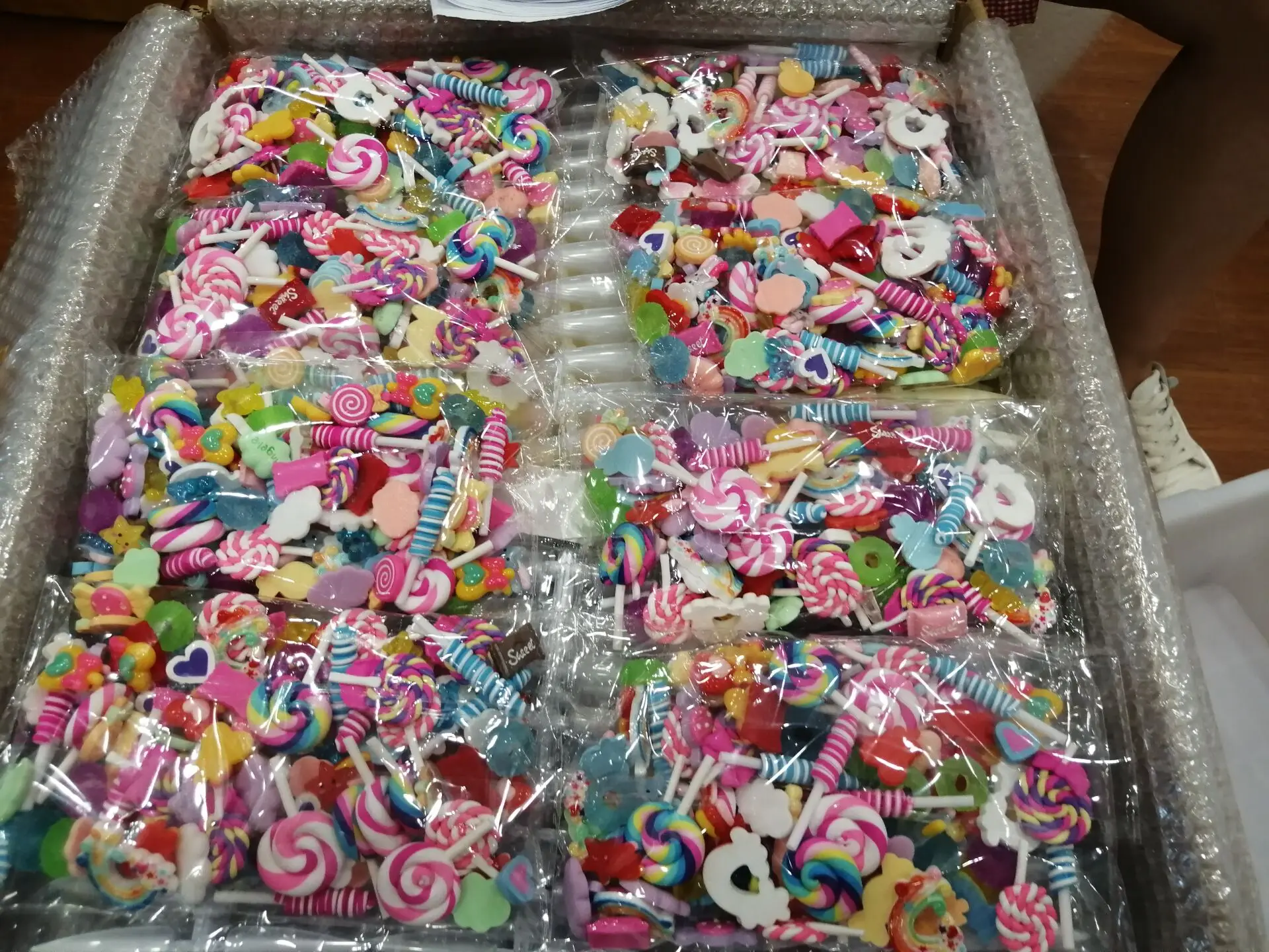 3D Подвески для ногтей Candy Land (разные цвета), 30 шт., 3D кавайные кулоны для ногтей, милые кулоны для ногтей, набор из смешанных конфетных конфет, п...