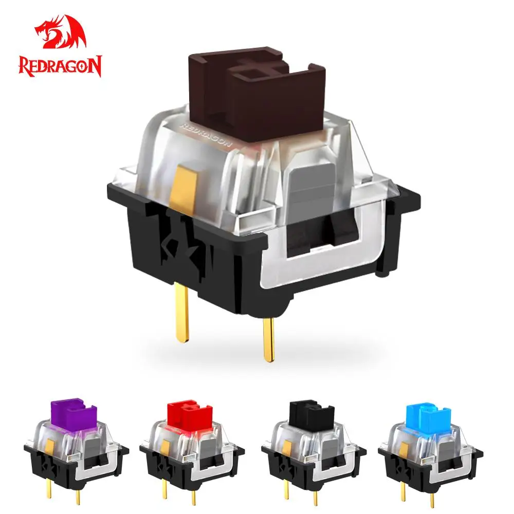 Переключатель REDRAGON SMD RGB MX 3 контактный кличный линейный тактильный бесшумный
