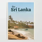 Модульная Картина на холсте с изображением пейзажа из Шри-Ланки, домашний декор, современный постер с принтом для гостиной, Настенная картина с рамкой