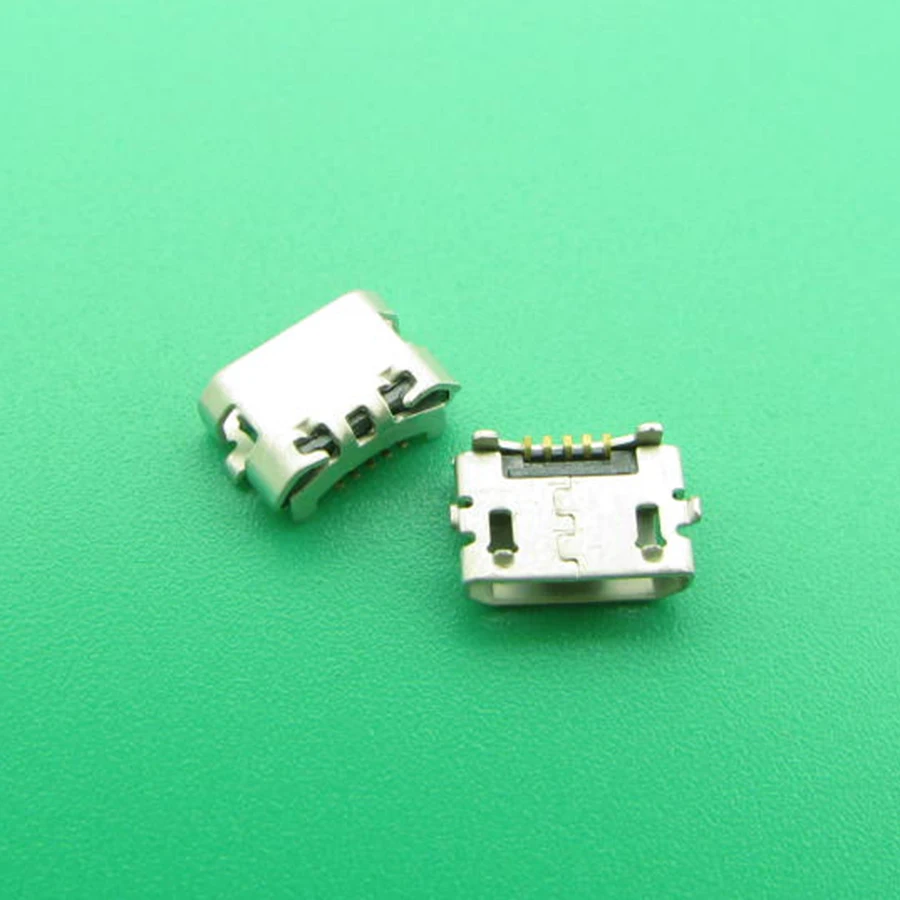 100 шт. micro USB 5pin jack обратный бык рога зарядный порт разъем мини usb для huawei 4X Y6 4A P8 C8817