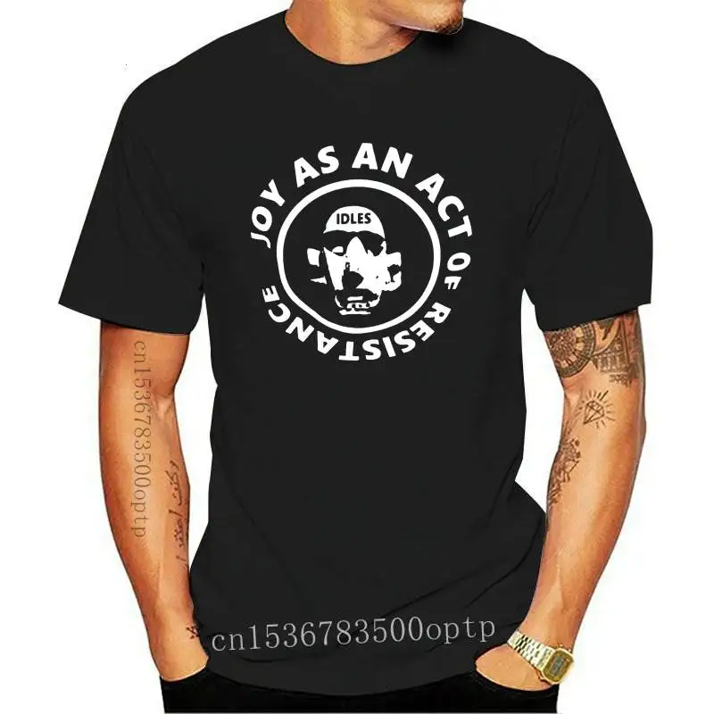 

New Idles Joy As An Act Of Resistance black t-shirt All Sizes