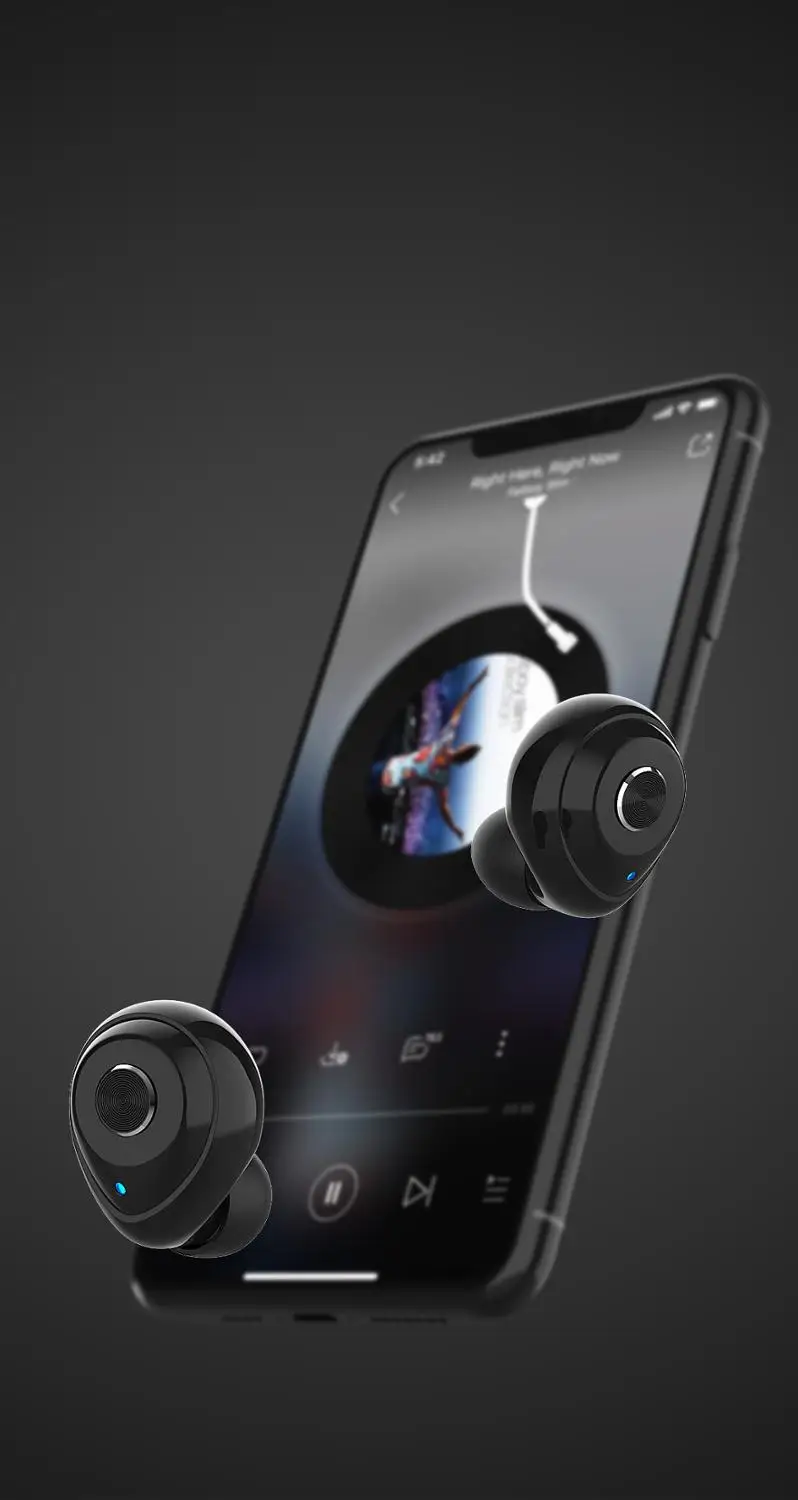 OneDer 338 bluetooth наушники с зарядный чехол 360 Вращение водонепроницаемый V5.0 + EDR TWS