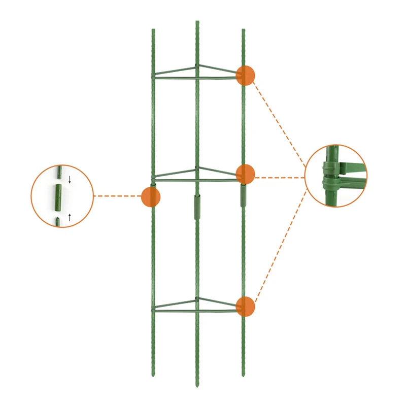 Практичная подъемная стойка для лозы опорная рама растений в горшке стальной