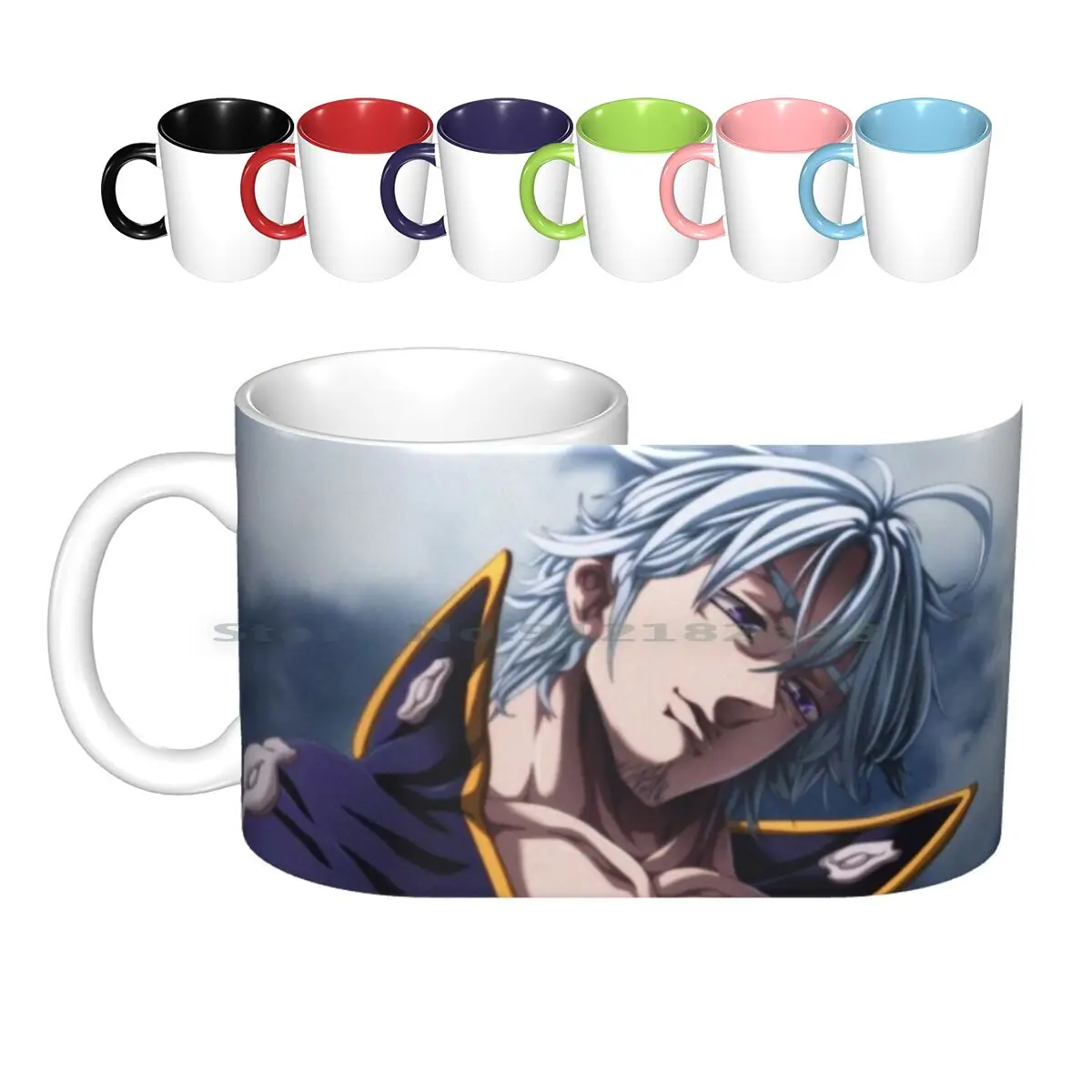 

King From The Seven Deadly 28 Ceramic Mugs Coffee Cups Milk Tea Mug King Seven Deadly Sins Anime Grizzly Sin The Seven Deadly