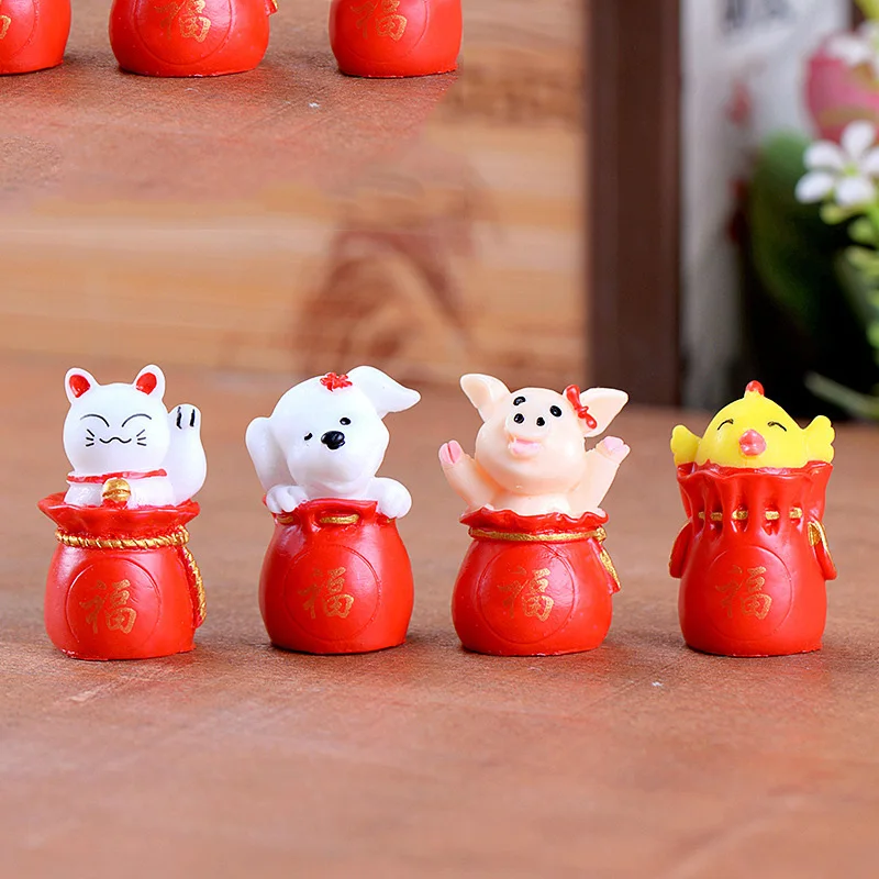 4 шт. миниатюрные фигурки для мальчиков и девочек | Дом сад