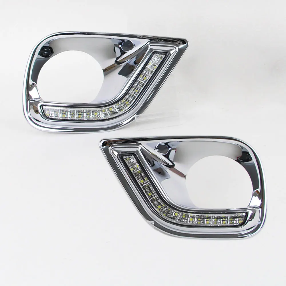 Дневные ходовые огни светильник LED DRL для Toyota RAV4 2013 2014 2015 2016 передний левый и