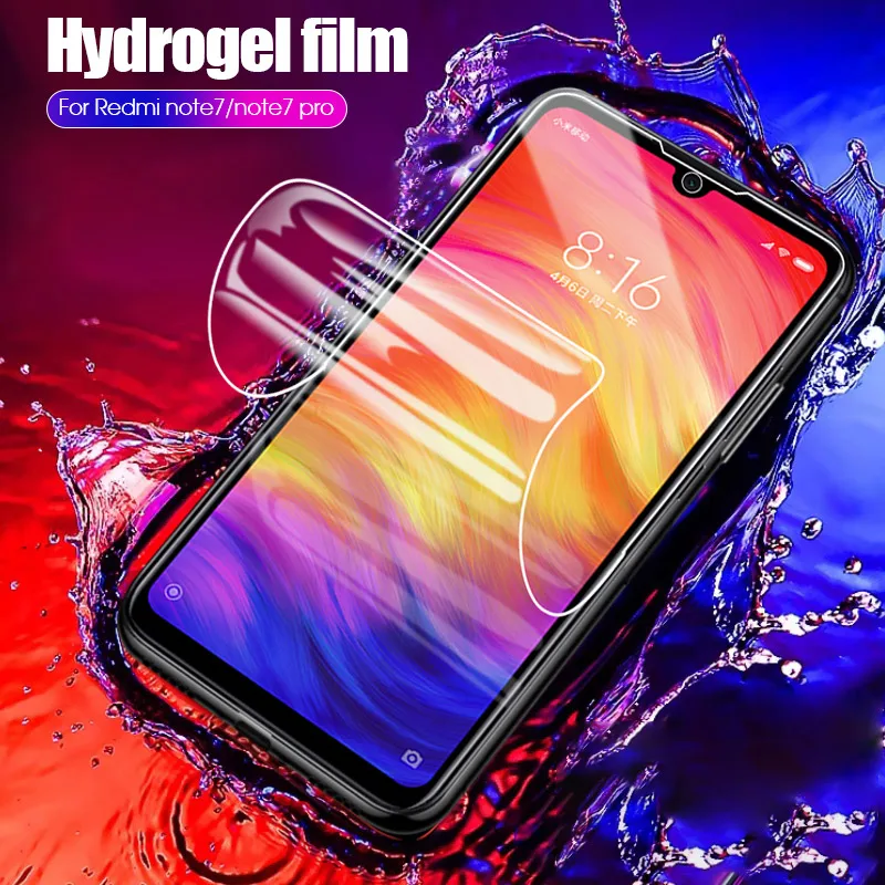 

10D Full Cover Hydrogel Film For Xiaomi Redmi Note 8 7 Pro 8A 7A Screen Protector For Xiaomi Mi 9T 9 Lite A3 Pro 5G Mix 4 3 Film