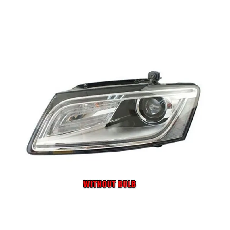 WITHOUT BULB 2 шт. автомобильный стиль светодиодный фары для Audi Q5 2009- для Q5 Головной фонарь светодиодный DRL Объектив двойной луч H7 HID Xenon bi xenon объектив - Цвет: WITHOUT BULB
