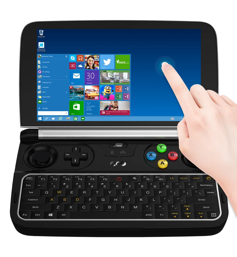 GPD WIN 2 WIN2 Intel m3-8100y четырехъядерный 6 дюймов геймпад планшет Windows 10 8 ГБ ОЗУ 256 Гб ПЗУ карманный мини ПК Ноутбук игровой плеер