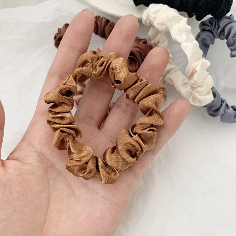 

Wholesale 6pcs/lot Women Hair Scrunchies Pack Korea Style Cute Hair Skranchy Hairbands Set Bright Color Headdress