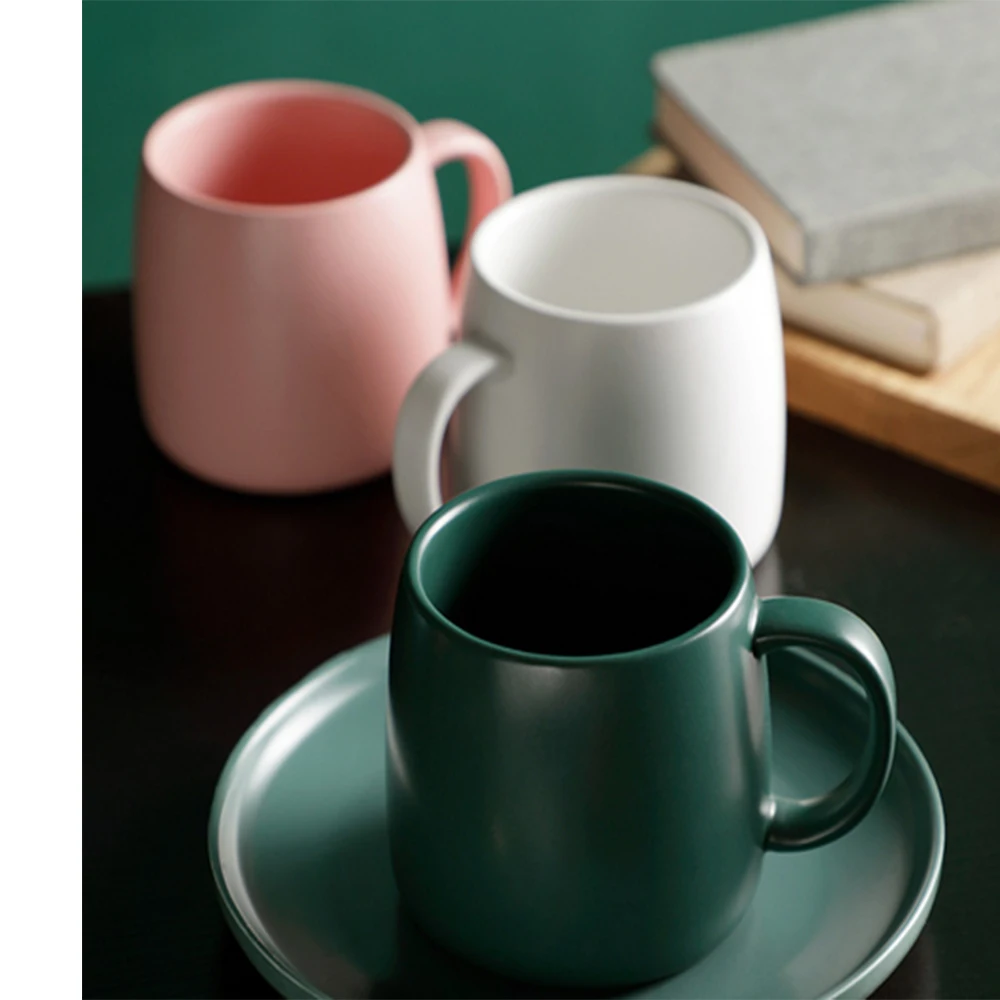 1 шт. керамическая чашка для эспрессо макарон капучино 400 мл|Чашки и соусницы| |