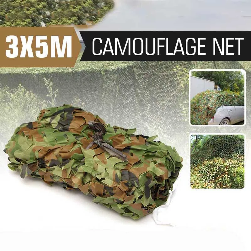 

2X3 2X4 3X4 3X5 2X8M or Customized Hunting Camping Outdoor Military Camouflage Netting Blinds Camo Net Sun Shelter Car Covers