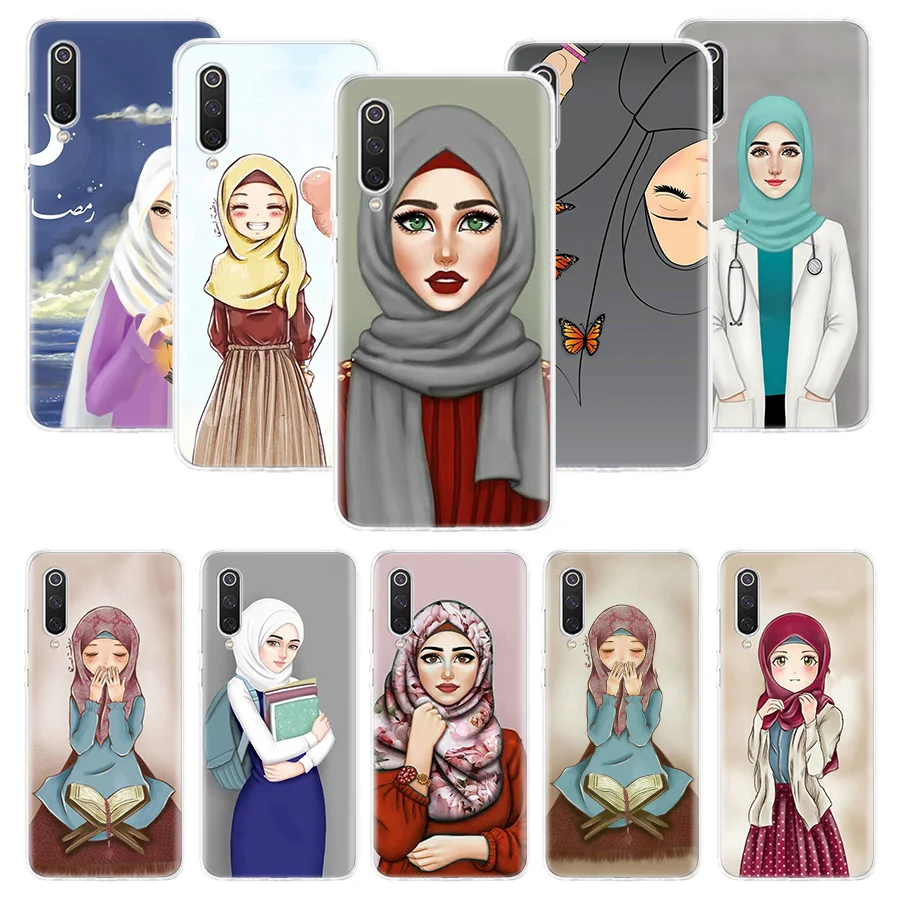 Исламский мусульманский Hijabi женский чехол для телефона Xiaomi Redmi Note 10 11 9 8 10S 11S 11T 11E