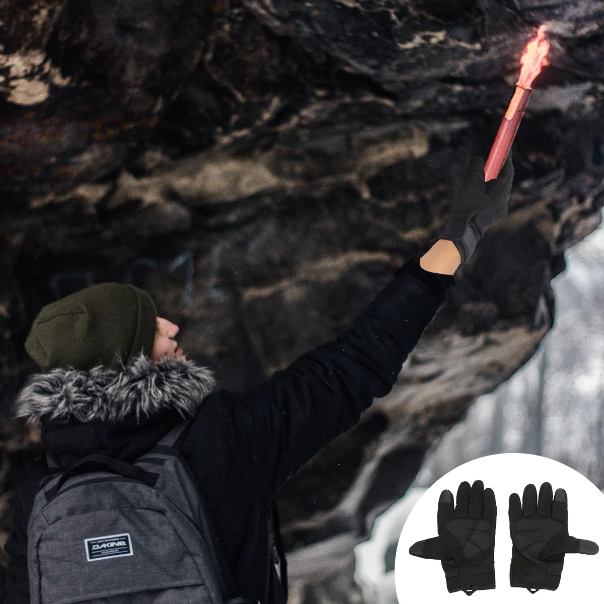 

1 пара теплых сенсорных экранов для активного отдыха и альпинизма