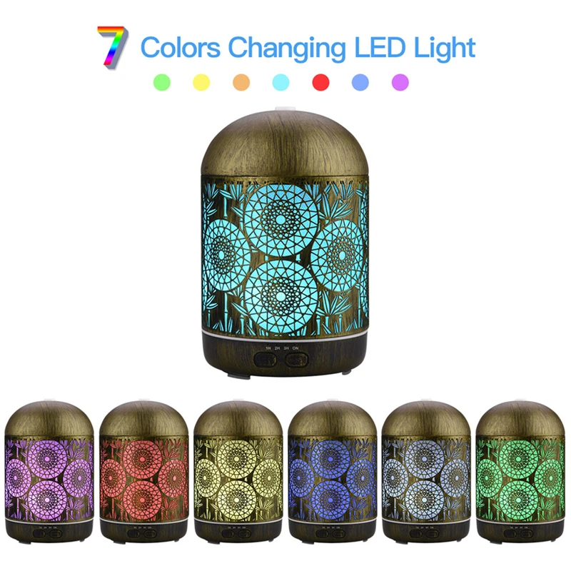 JVJH увлажнитель воздуха эфирное масло диффузор Железный ультразвуковой 7 цветов