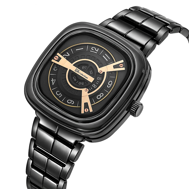

Quartz Watch Made In China Men Business Waterproof 3ATM Alloy Stainless Steel Strap Personality Men'S Watches IIK1331G
