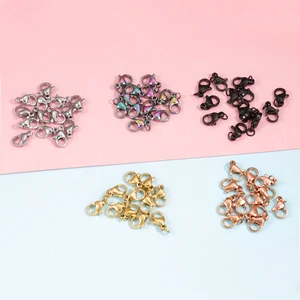 Fnixtar 100 шт.лот 910 мм 304 застежки-карабины из нержавеющей стали концевые соединители для изготовления ювелирных изделий своими руками компоненты