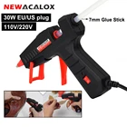 Клеевой пистолет NEWACALO, 100  240 В, 30 Вт, с 20 клей-карандашами 7 мм