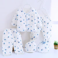 baby boy girl newborn clothes autumn winter warm cotton underwear 5pcsset neonatal toddler clothing 0 3m ropa bebe