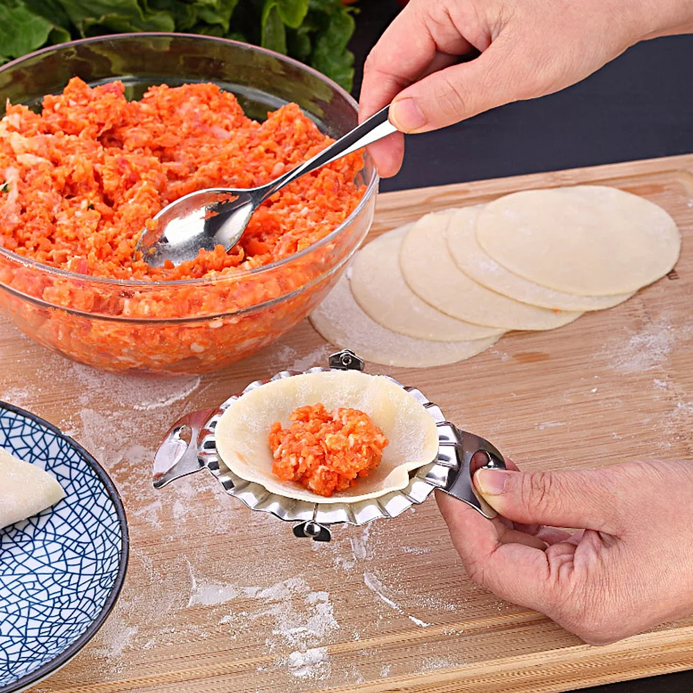 

Dumplings Artifact Manual Stainless Steel/Plastic Dumplings Mold Kitchen Small Tools Dumplings Dumpling Mould