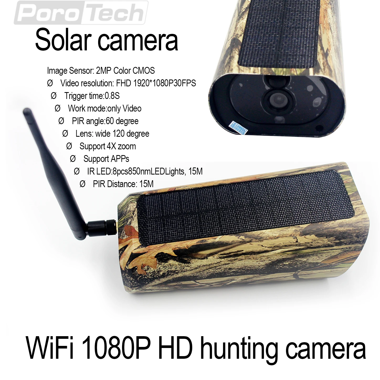 

Солнечный WI-FI камера HD Нет необходимости зарядки на открытом воздухе камера Открытый беспроводной монитор PR500W Солнечная камера мертвых с п...