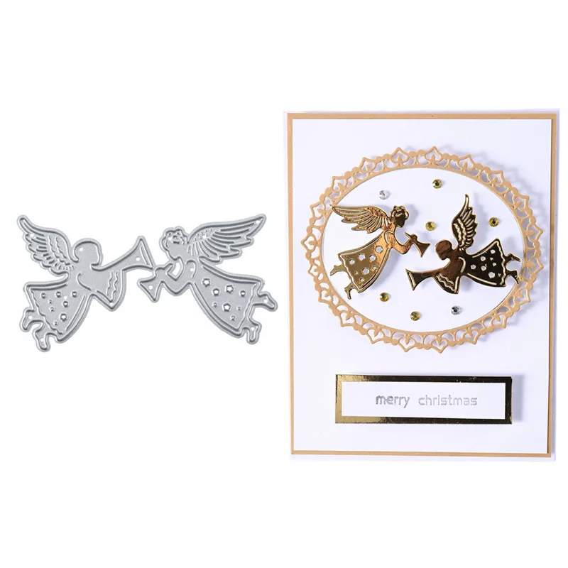 DiyArts Cherub Ангел Рождественские штампы металлические пресс формы Новинка 2019 для